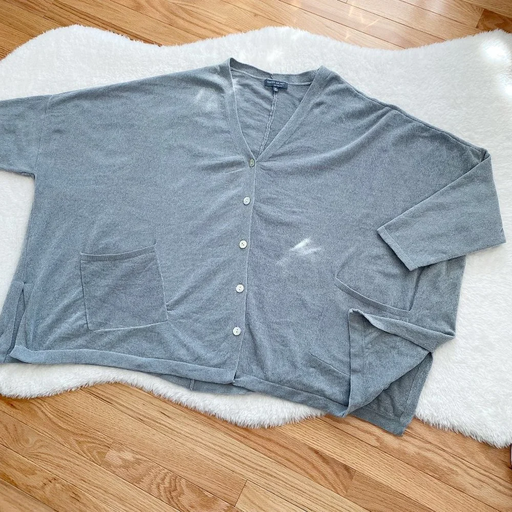 BareFoot Dreams NWOT Women's CozyChic Lite Light & Soft Cardigan, Gray, 3X